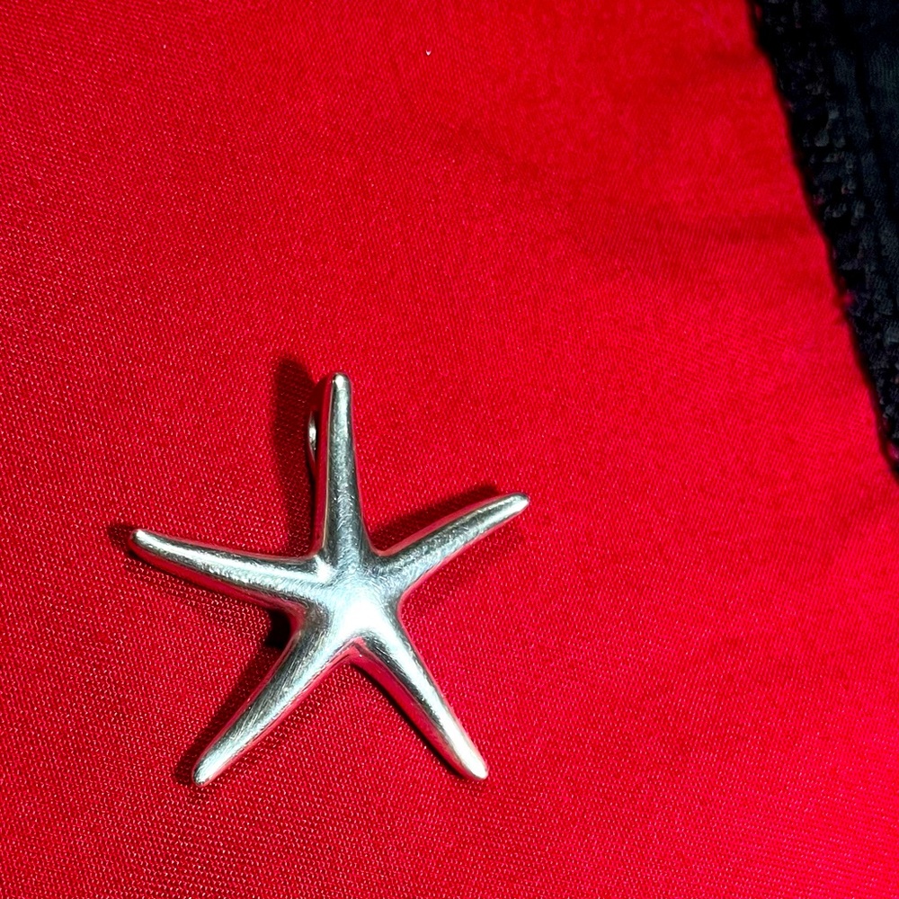 🔈RETIRED🔈James Avery Collector Piece Very Starfish Pendent|Sterling Silver|HTF